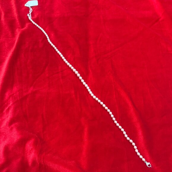 VINTAGE PINK FRESH WATER PEARLS NECKLACE - Picture 5 of 7